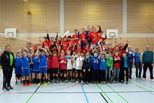 Foto: Volleyball: SBM U14m in Mallersdorf